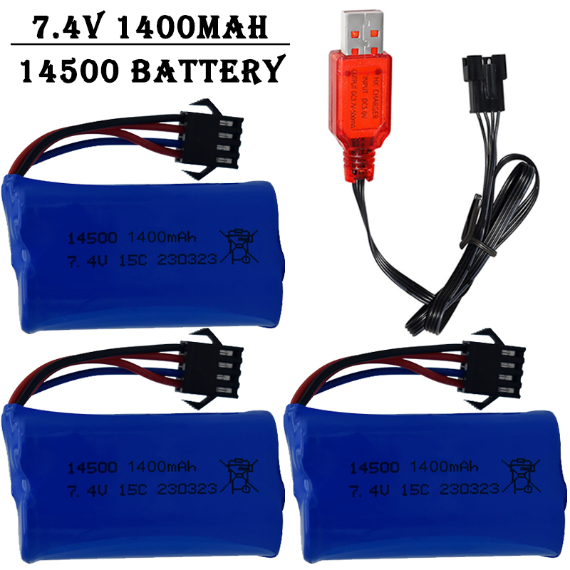 7.4V 1400mAh 14500 Lithium-Ion - огляд і ціна Balance Charger Rc