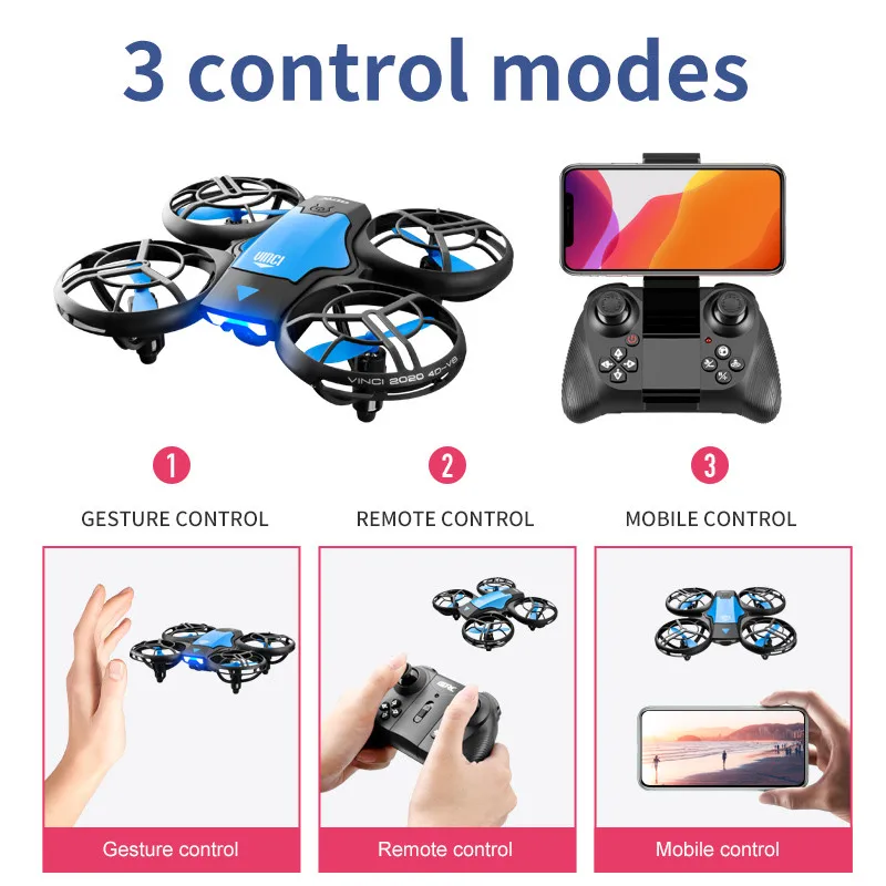V8 New Mini Drone 4K Professio - огляд і ціна Brushed Drone Motor