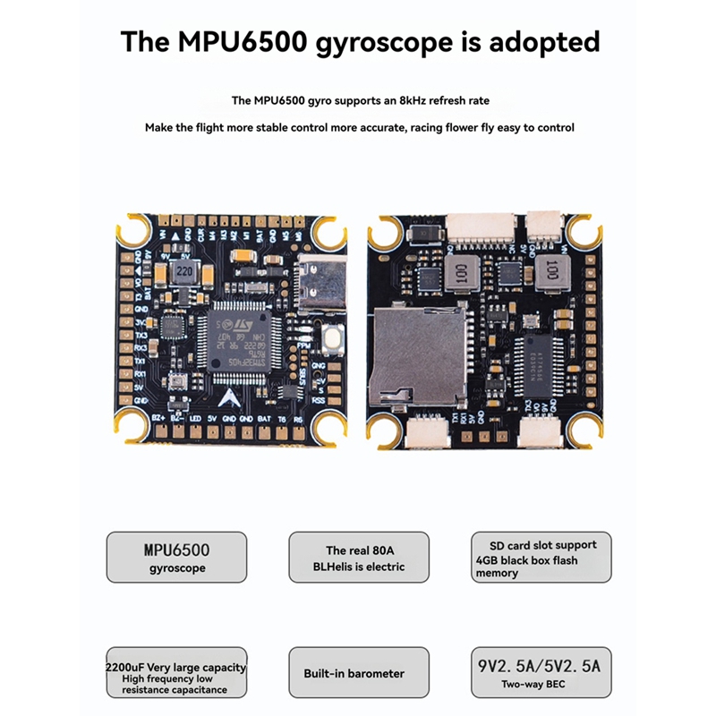 80A+F405/F722 STACK for 13inch - огляд і ціна Flight Controller