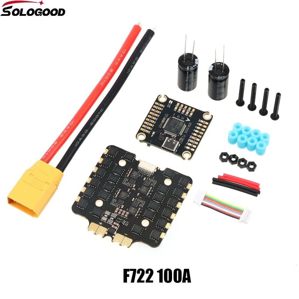 SoloGood F722 100A 8S FC ESC S - огляд і ціна F722 Flight Controller