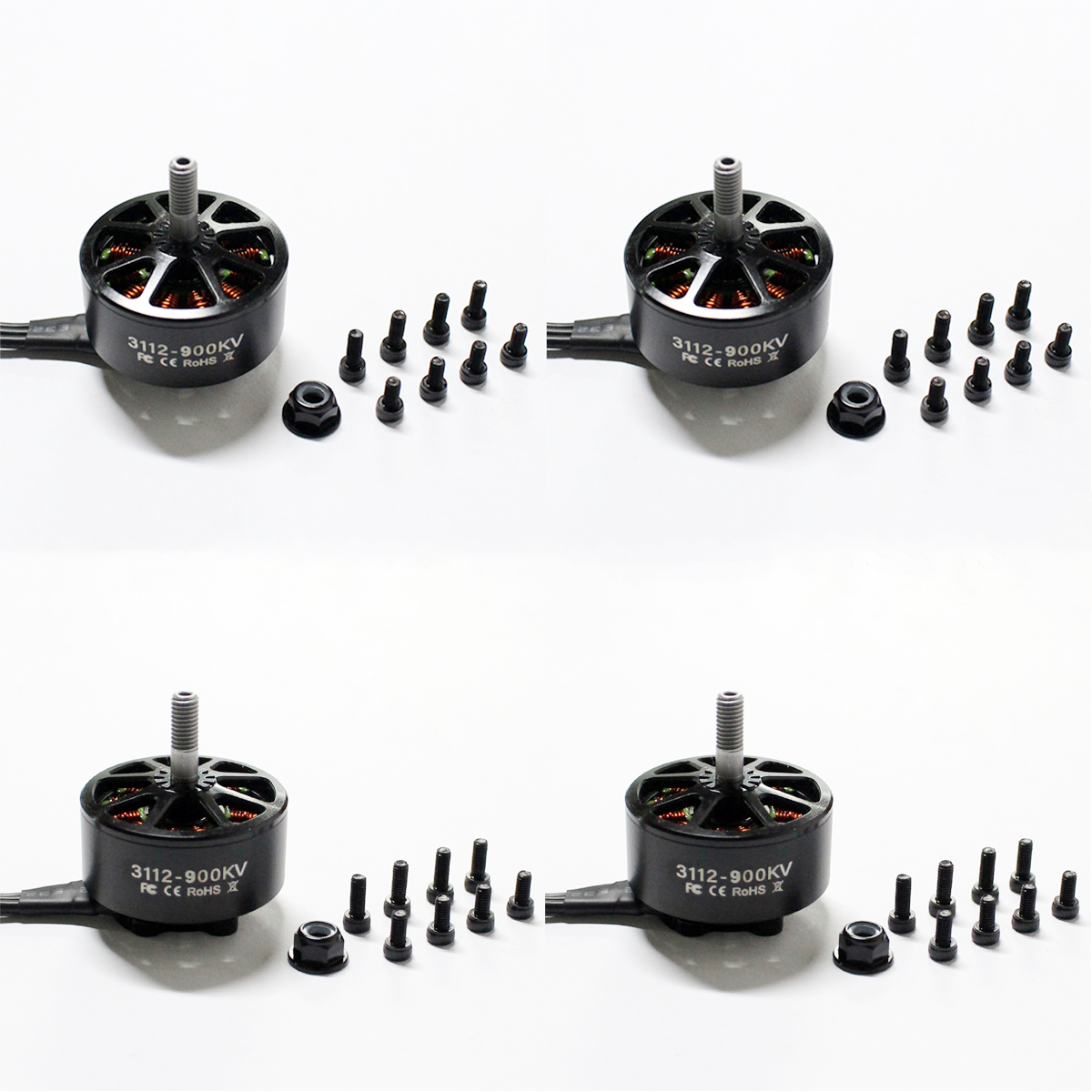 1/4PCS 3112 900KV Brushless Mo - огляд і ціна Brushed Drone Motor