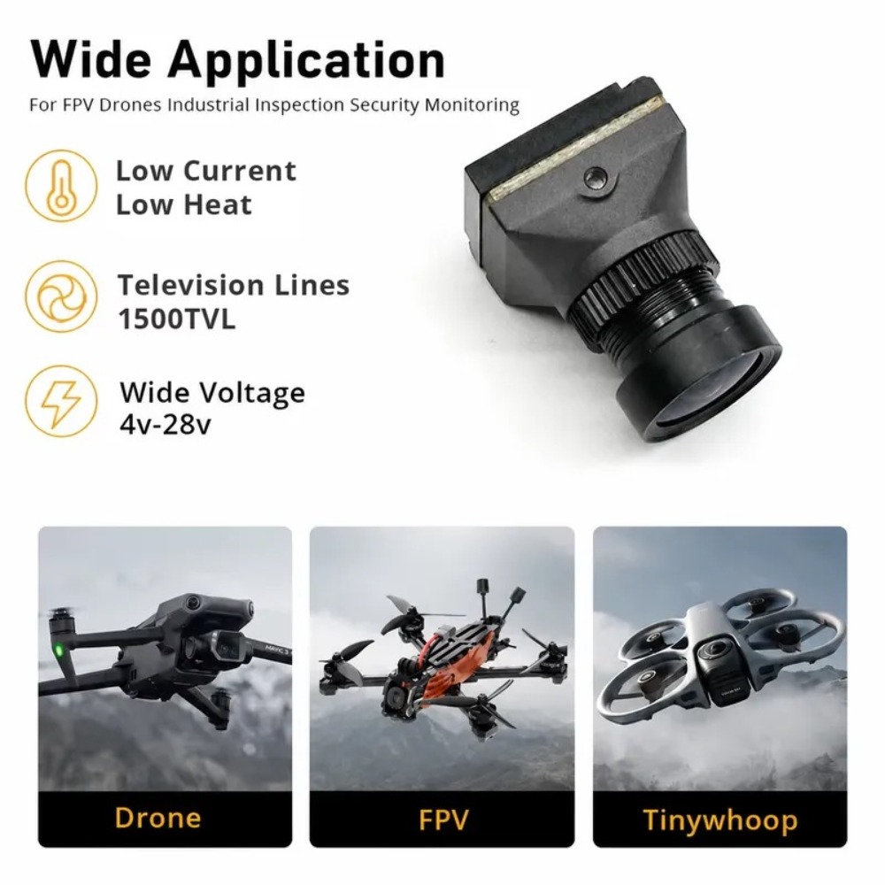 FPV Camera 1500TVL NTSC/PAL 9. - огляд і ціна Fpv Camera